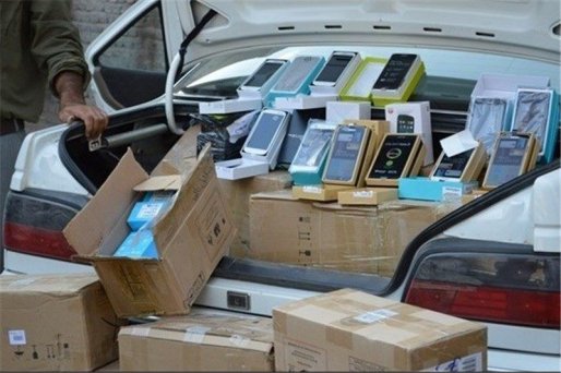 محموله گوشی تلفن همراه قاچاق به مقصد نرسيد