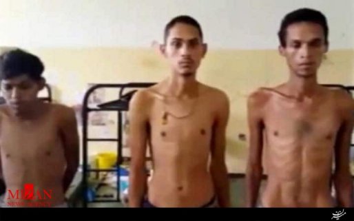 پسر جوانی که توسط زندانیان گرسنه خورده شد!+تصاویر