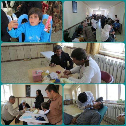 بیمارستان تخصصی امداد و درمان در شهرستان سقز برپا شد/ ویزیت بیش از 500 نفر در دهستان گلتپه