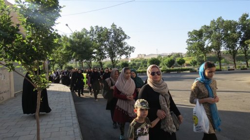برگزاری همایش پیاده روی بانوان در سقز +عکس