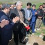 کلنگ احداث دبستان دوکلاسه روستای کانی جشنی بر زمین زده شد