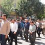 راهپیمایی نمازگزاران سقزی در محکومیت جنایات آل سعود وآل خلیفه+ عکس