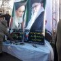 تمثال امام خمینی(ره) در سقز گلباران شد/ تصاویر