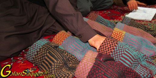 جوراب بازی مهمان گرم خانه های دیار کردستان در شبهای سرد زمستان