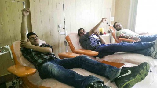 جوانان سقزی، آغازگر کمپین خون سرخ در رگ های جوان