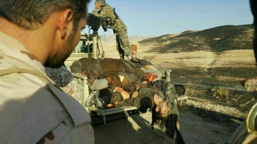 درگیری سپاه با یگ گروه تروریستی 12 نفره در کرمانشاه + فیلم و عکس